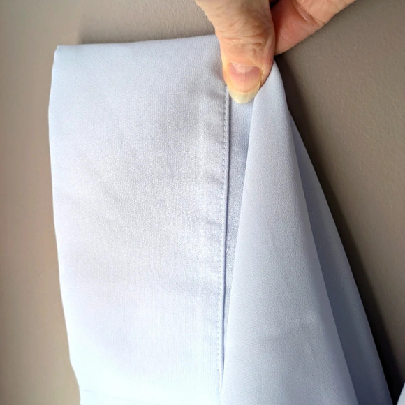 Elizabeth and James blue chiffon long sleeves blouse XXL NWT - Picture 5 of 11